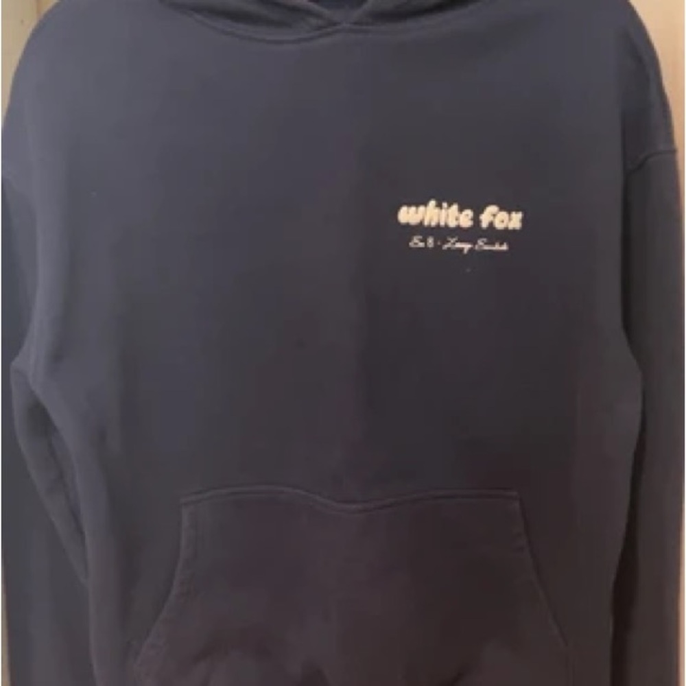 White Fox Boutique Navy Hoodie era 8 lounge essentials - Picture 5 of 5